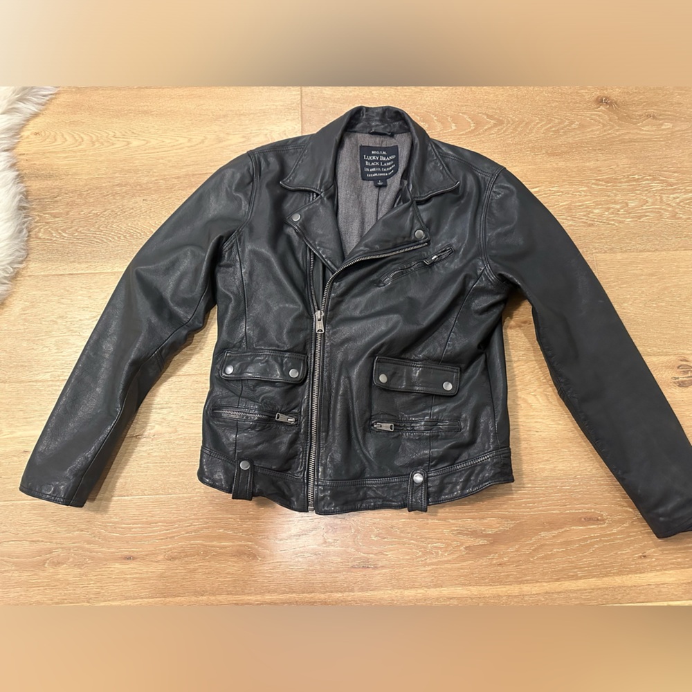 Lucky Brand Black Label motorcycle jacket